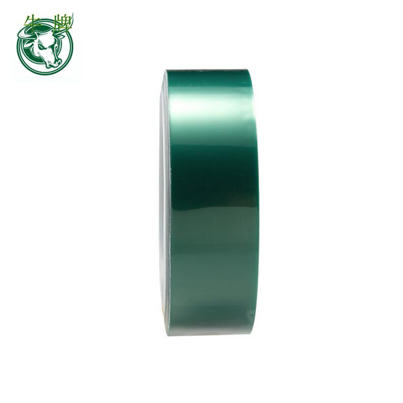 green color backing PET heat resistant silicone tape adhesive tapes