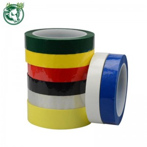 Anti-aging mylar polyester film black polyester tape for Power Switch